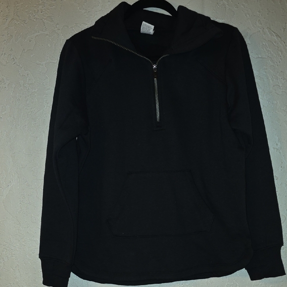 all in motion Sweaters - All In Motion NWT Womens Black Half-Zip Hoodie